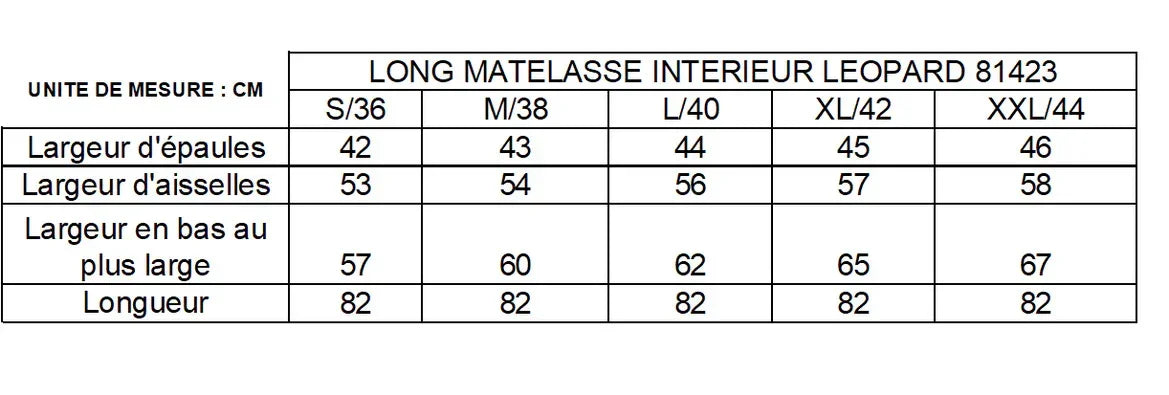 Melya Melody - Manteau long réversible et imperméable matelassé noir/léopard