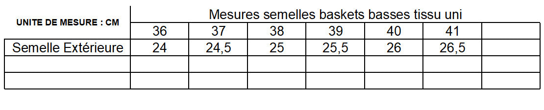 Baskets basses bleu marine et blanc type converse