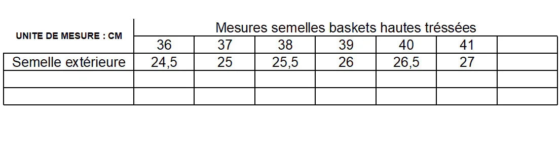 Chaussures baskets hautes en tweed doré style converse