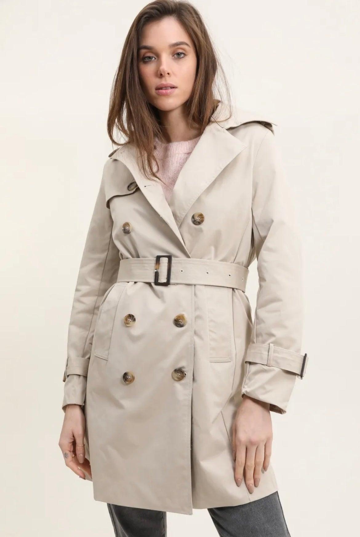 Trench couleur sale