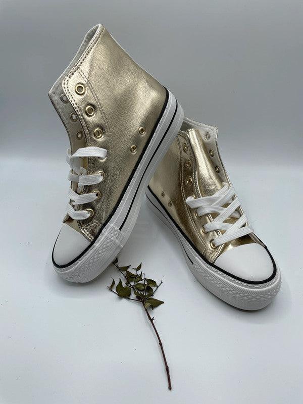 Converse blanches hautes