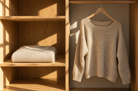 Comment ranger les pulls dans un dressing sans les déformer