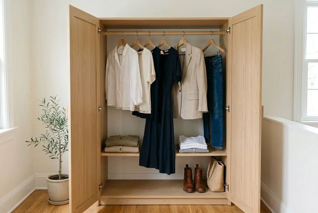 Garde-robe capsule femme liste : la robe et le pull indispensables