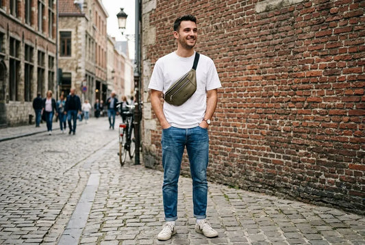 Comment porter un sac banane homme : guide des styles