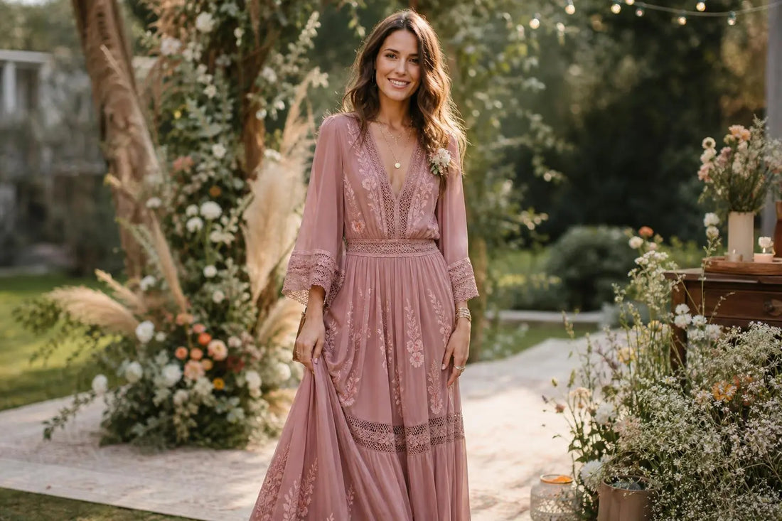 Comment s'habiller pour un mariage bohème chic : idées de tenues