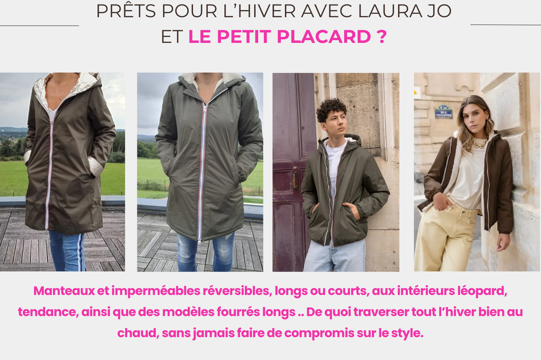 Laura Jo chez Le Petit Placard : l’imperméable indispensable, chic et accessible