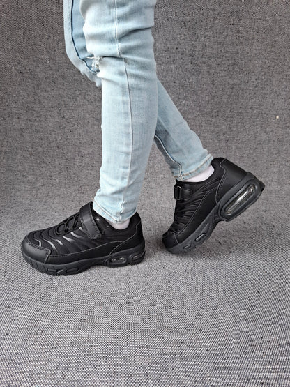 Chaussures baskets noires style TN requins - Enfant (garçon)