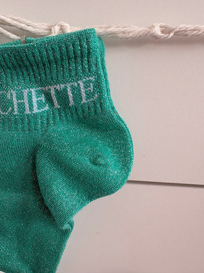 Chaussettes socquettes pailletées “Bichette”