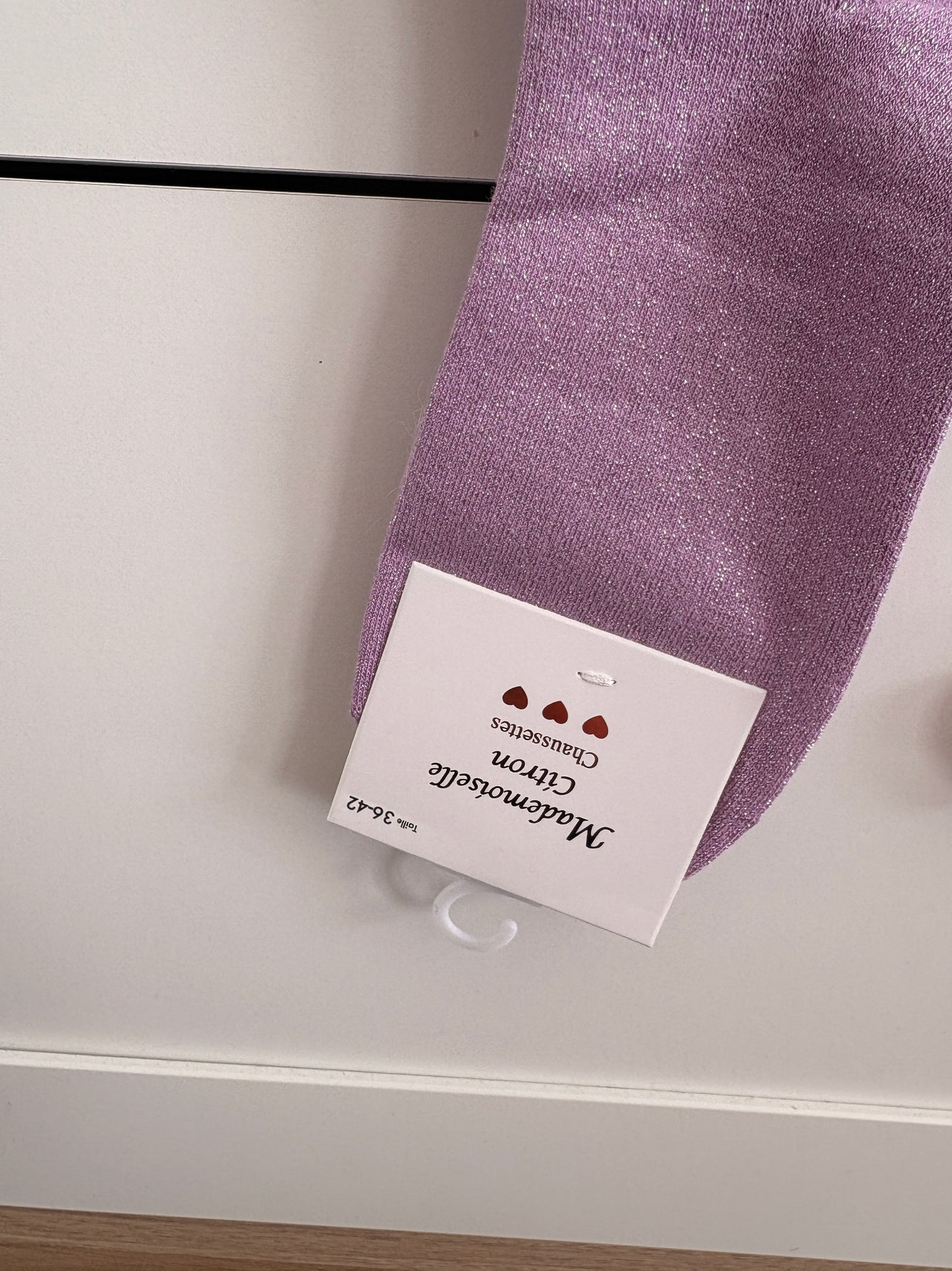 Chaussettes socquettes pailletées “Bichette”