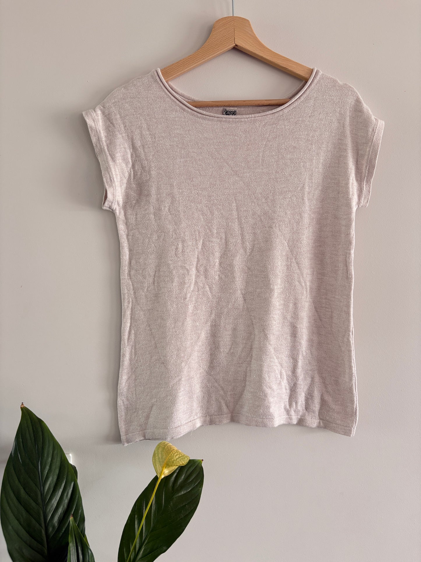 T-shirt Maille Beige Fille – Tape à l'Œil Seconde Main 12 ans