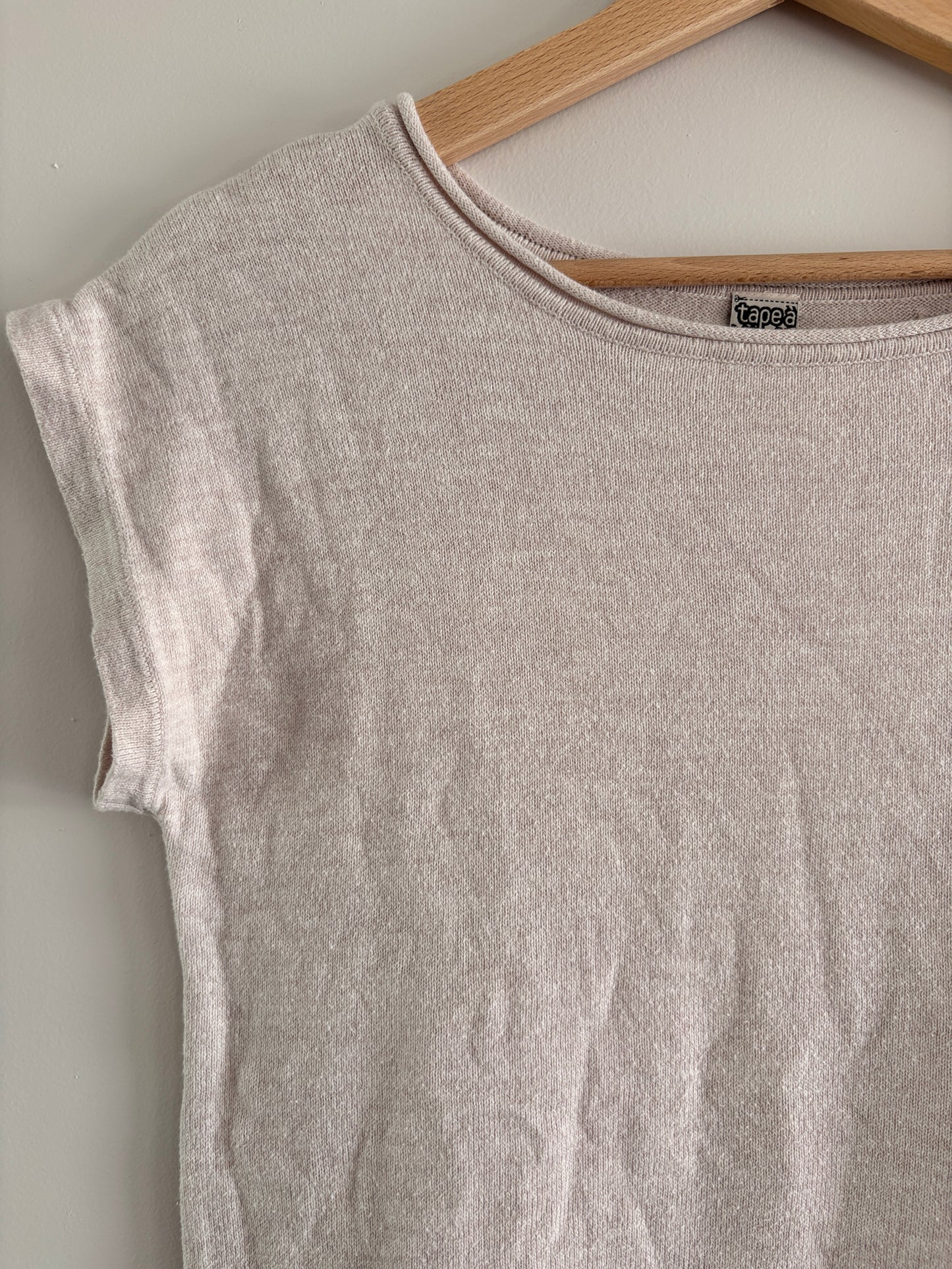 T-shirt Maille Beige Fille – Tape à l'Œil Seconde Main 12 ans