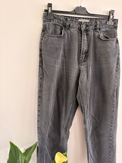 Jean Mom Gris Délavé Taille Haute taille M/38