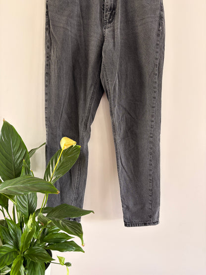 Jean Mom Gris Délavé Taille Haute taille M/38