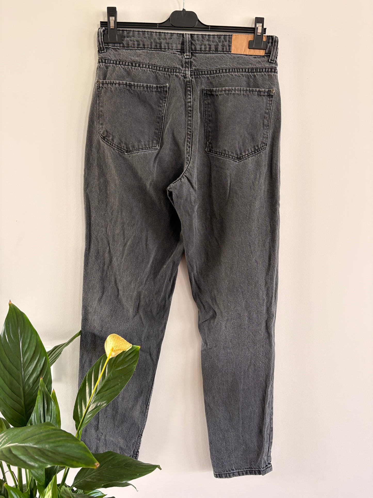 Jean Mom Gris Délavé Taille Haute taille M/38