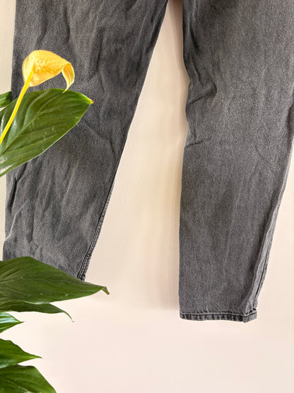 Jean Mom Gris Délavé Taille Haute taille M/38