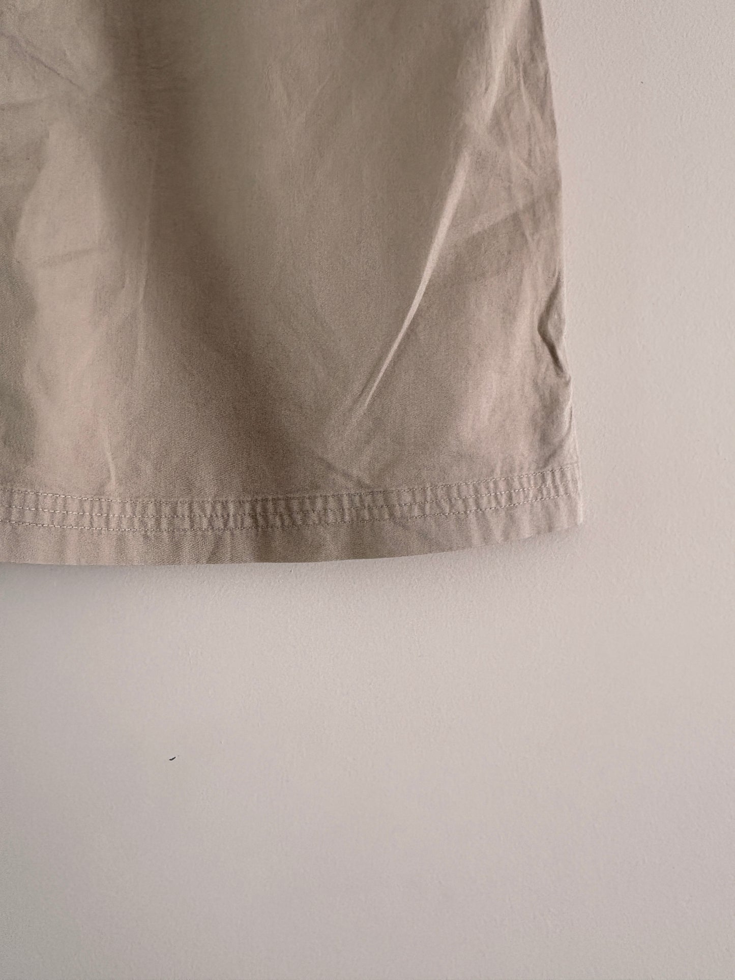 Jupe Beige Fille – Poches & Nœuds Menthe 12 ans