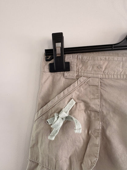 Jupe Beige Fille – Poches & Nœuds Menthe 12 ans