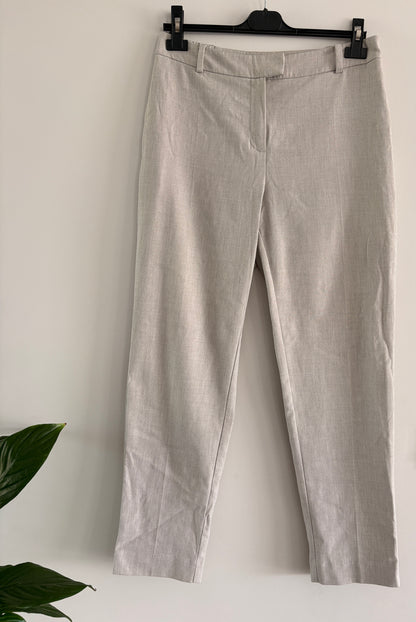 Pantalon Tailleur Beige – Coupe Droite & Élégante taille L/40