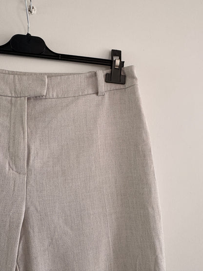 Pantalon Tailleur Beige – Coupe Droite & Élégante taille L/40