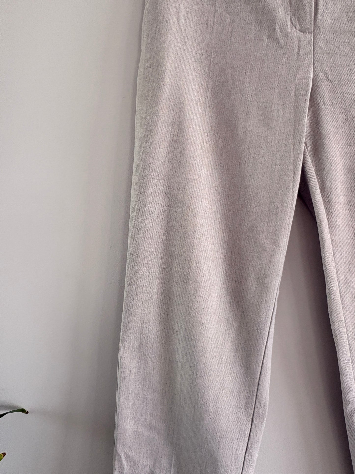 Pantalon Tailleur Beige – Coupe Droite & Élégante taille L/40