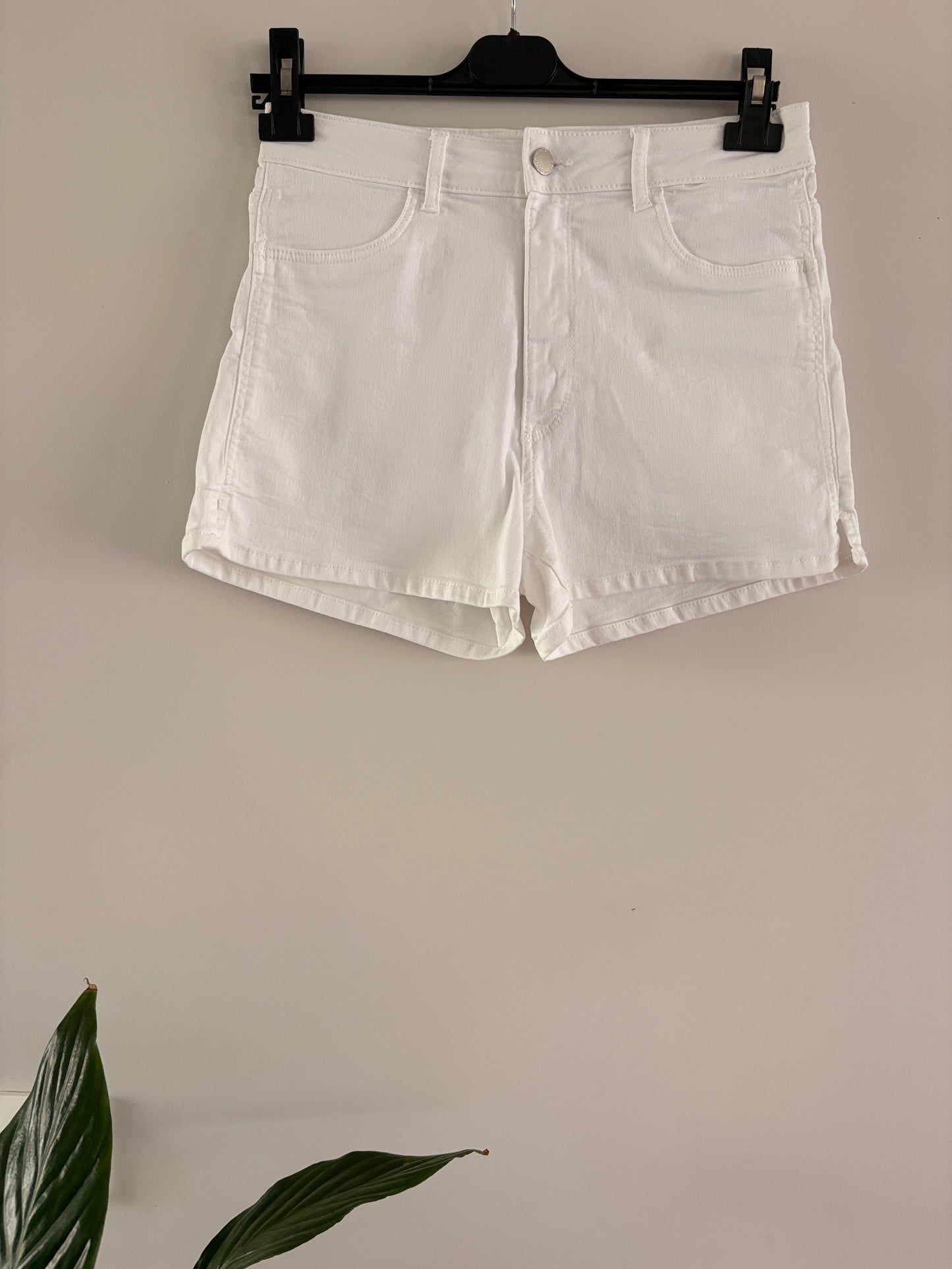 Short en Jean Blanc Stretch taille M/38