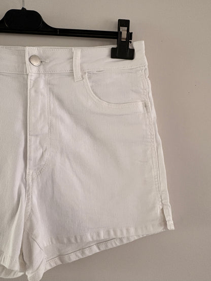 Short en Jean Blanc Stretch taille M/38