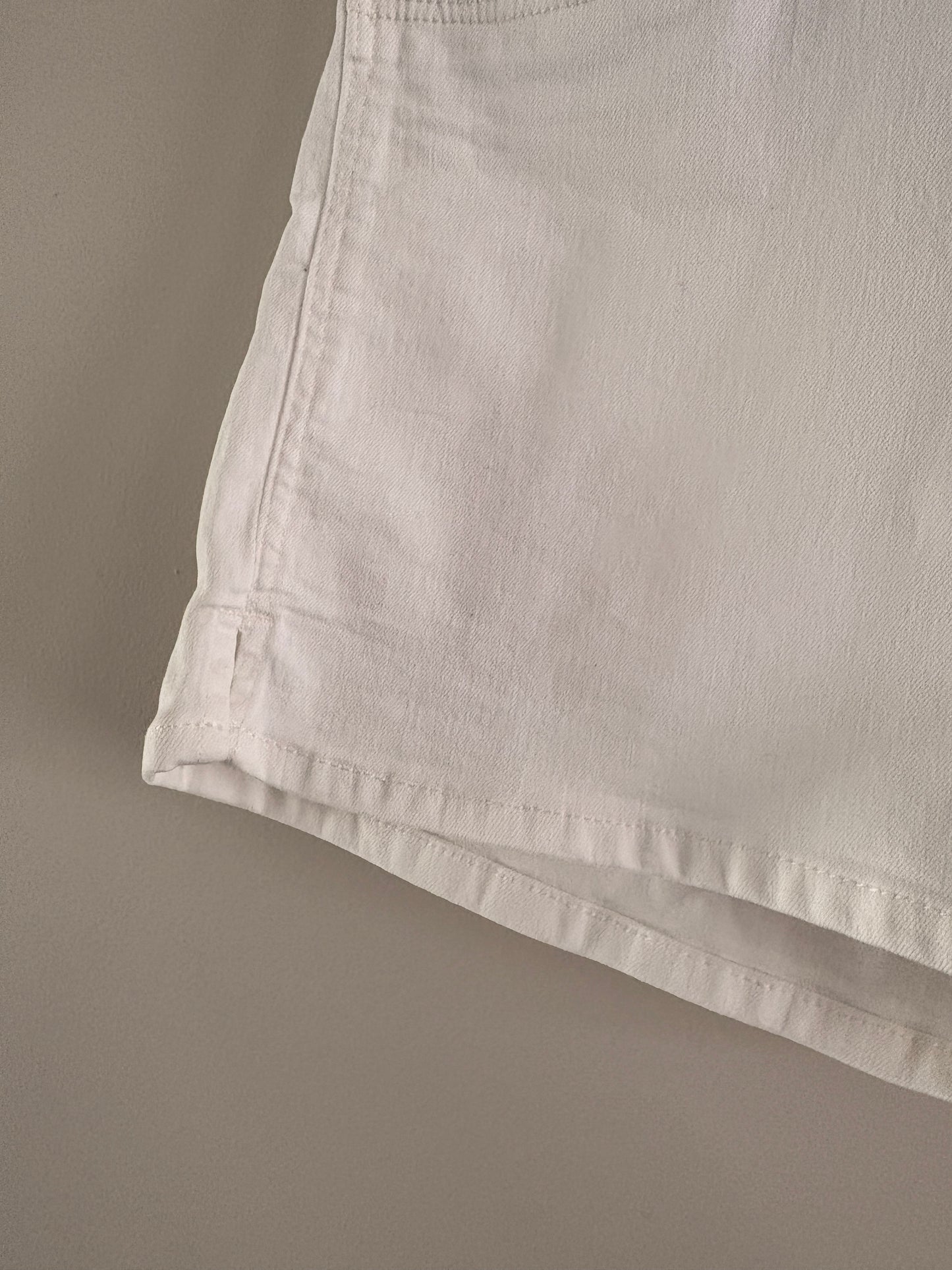 Short en Jean Blanc Stretch taille M/38