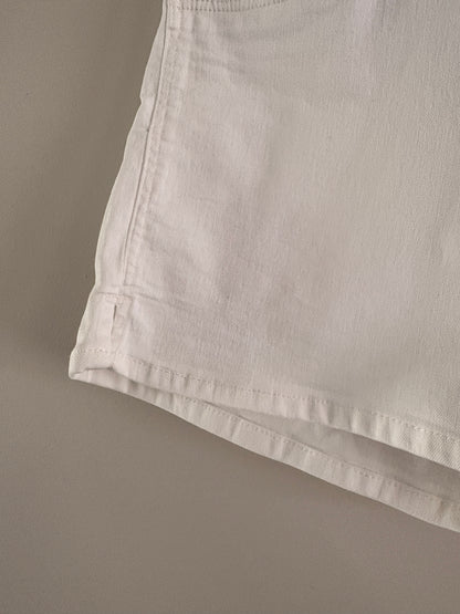 Short en Jean Blanc Stretch taille M/38