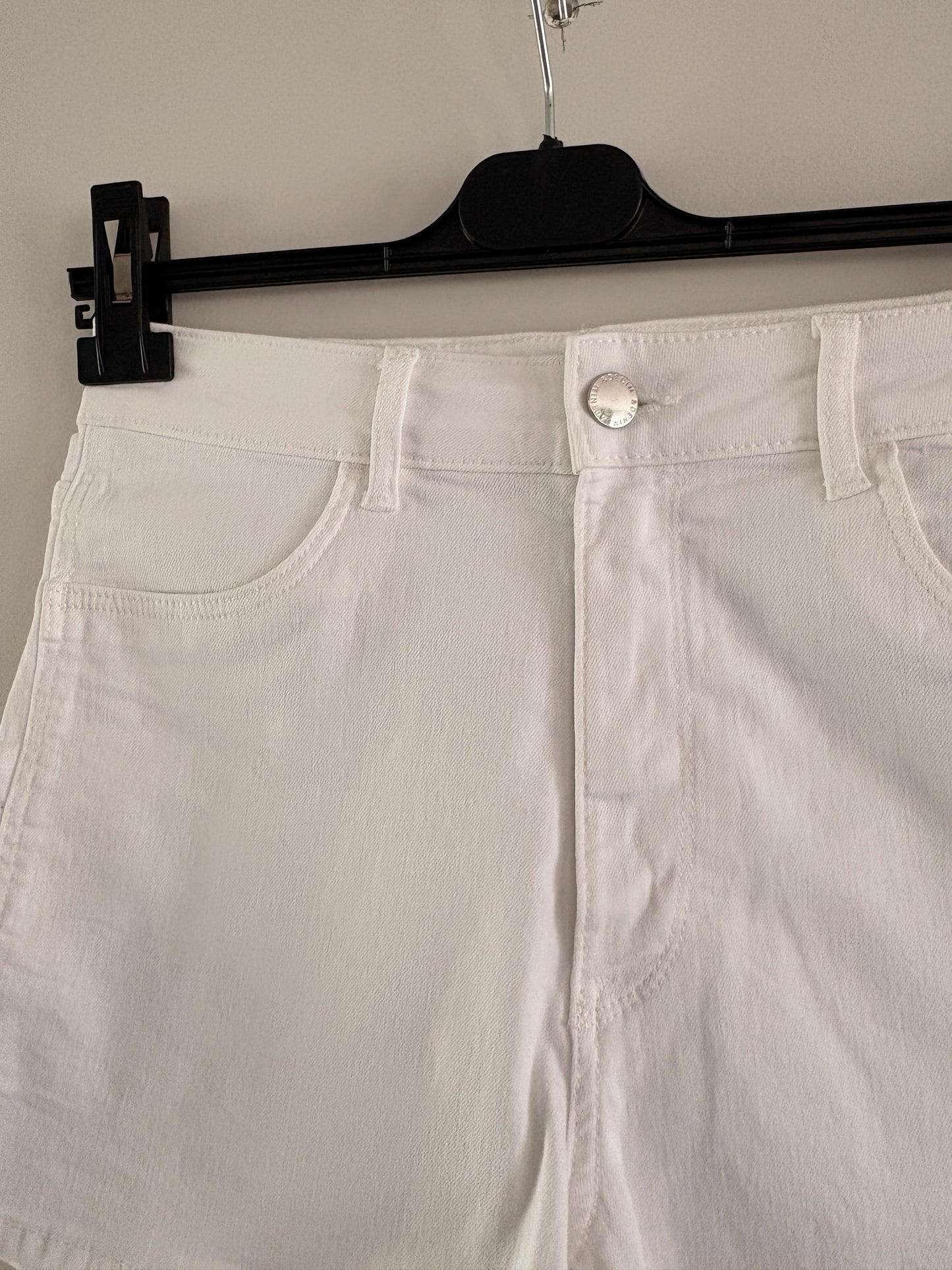 Short en Jean Blanc Stretch taille M/38