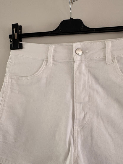 Short en Jean Blanc Stretch taille M/38