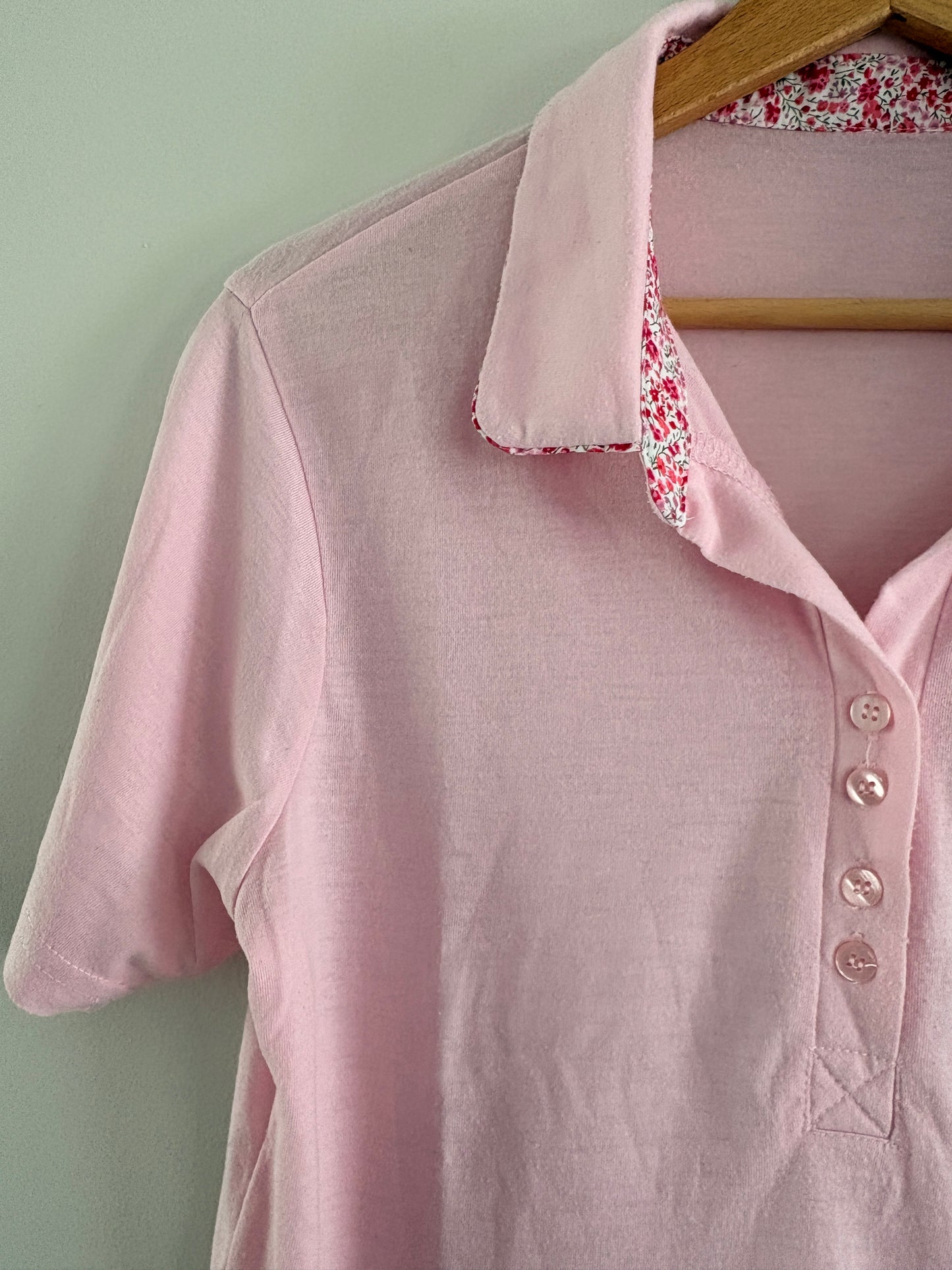 Polo Rose Femme Liberty Floral – Taille S/M