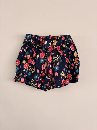 Short Fleuri Enfant – Imprimé Floral Marine taille 3 ans