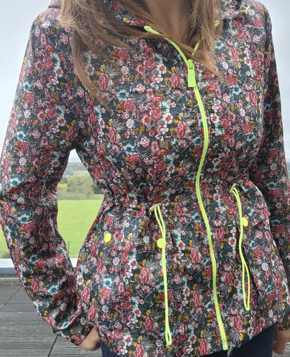 Attrait Paris - Imperméable mi long léger liberty fleuri