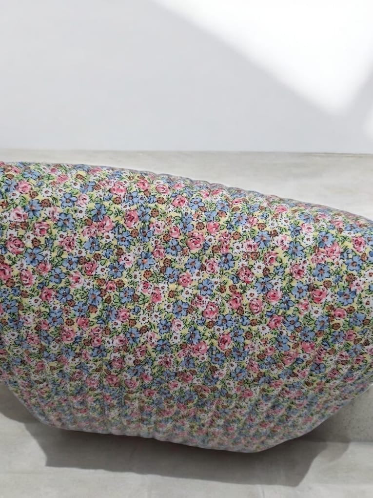 Sac banane en coton liberty fleuri rose pastel « La Ptite cachottière »