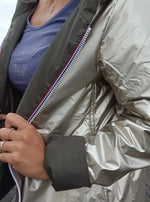 Imperméable Réversible Court Kaki Doré Femme Laura Jo Mi-Saison Laura Jo