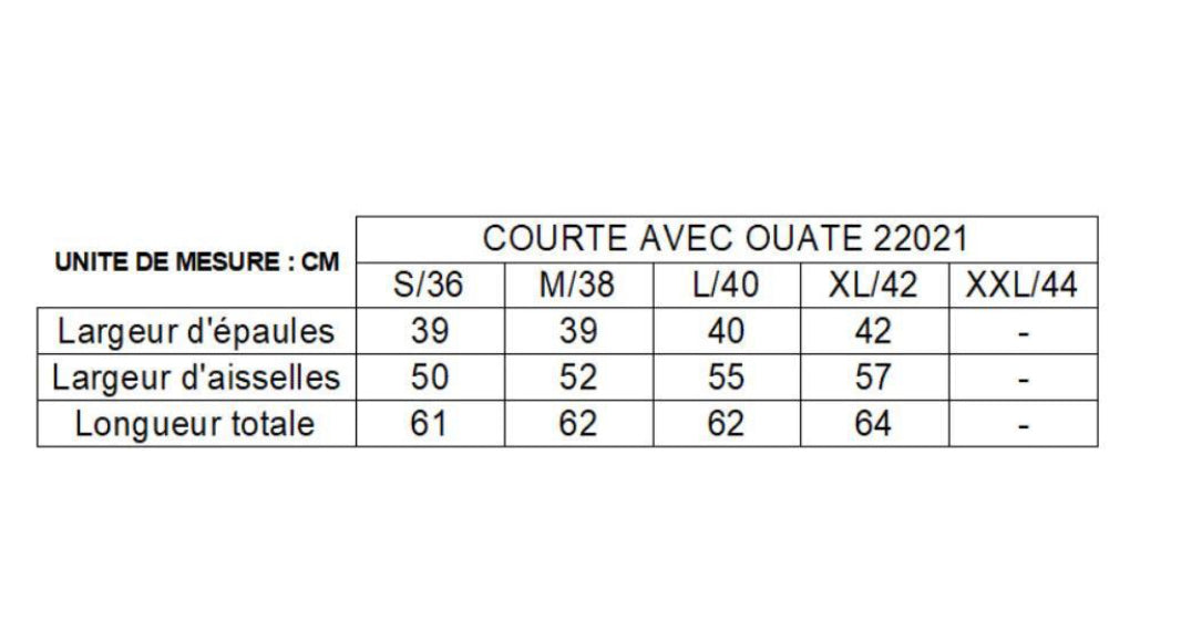 Imperméable réversible court garnissage ouate mi-saison Marque Laura Jo Kaki / Doré