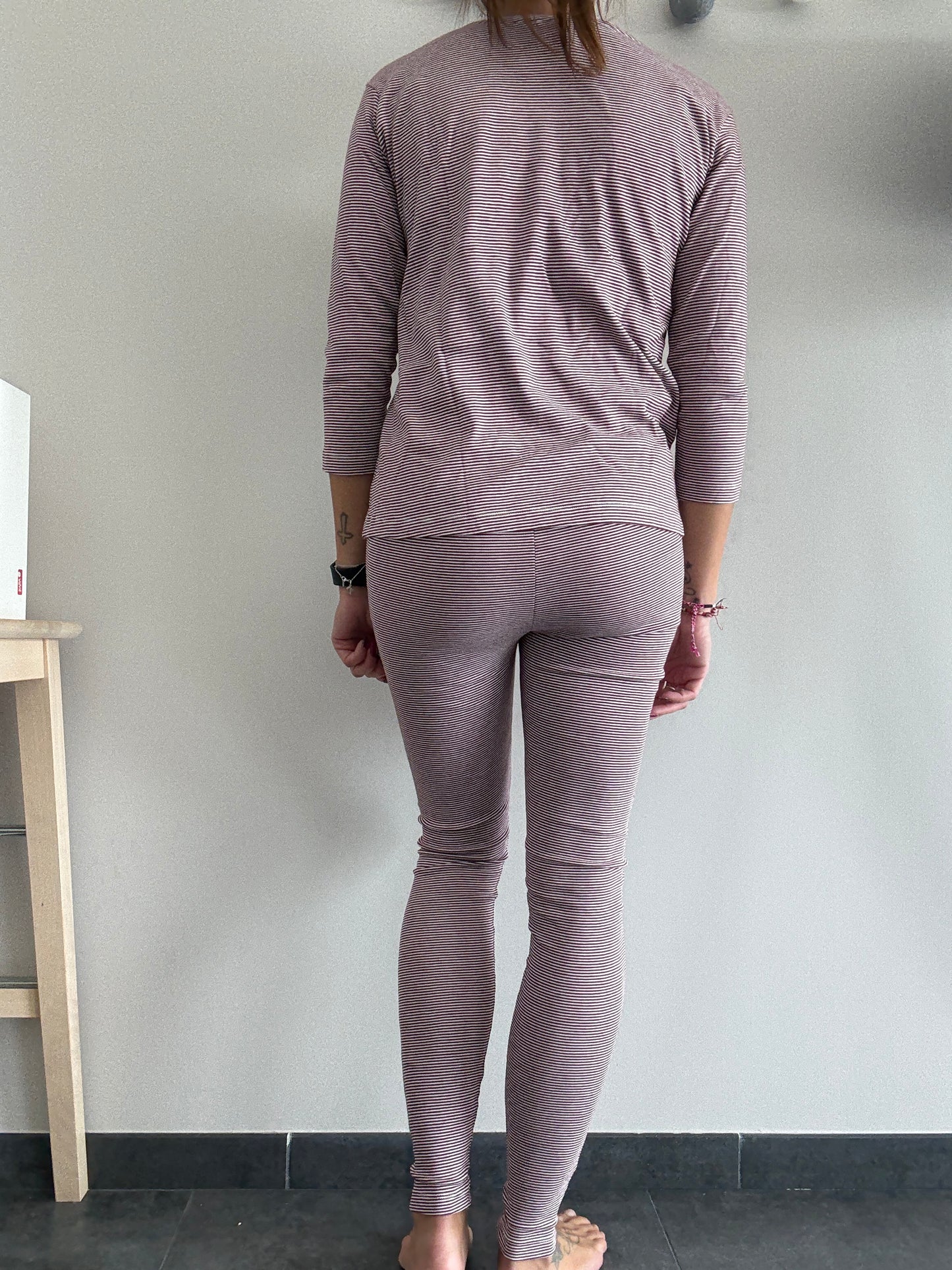 Pyjama en coton de la marque Petit Bateau avec manches 3/4