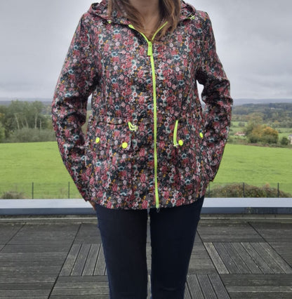 Attrait Paris - Imperméable mi long léger liberty fleuri Attrait Paris