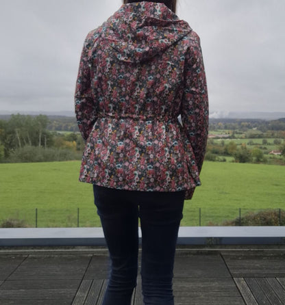 Attrait Paris - Imperméable mi long léger liberty fleuri Attrait Paris