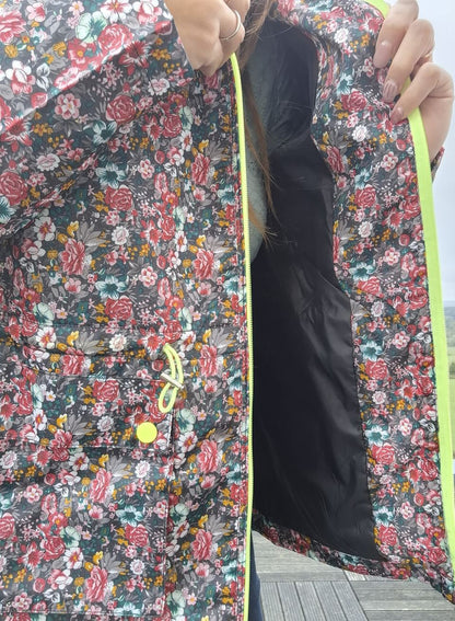 Attrait Paris - Imperméable mi long léger liberty fleuri Attrait Paris