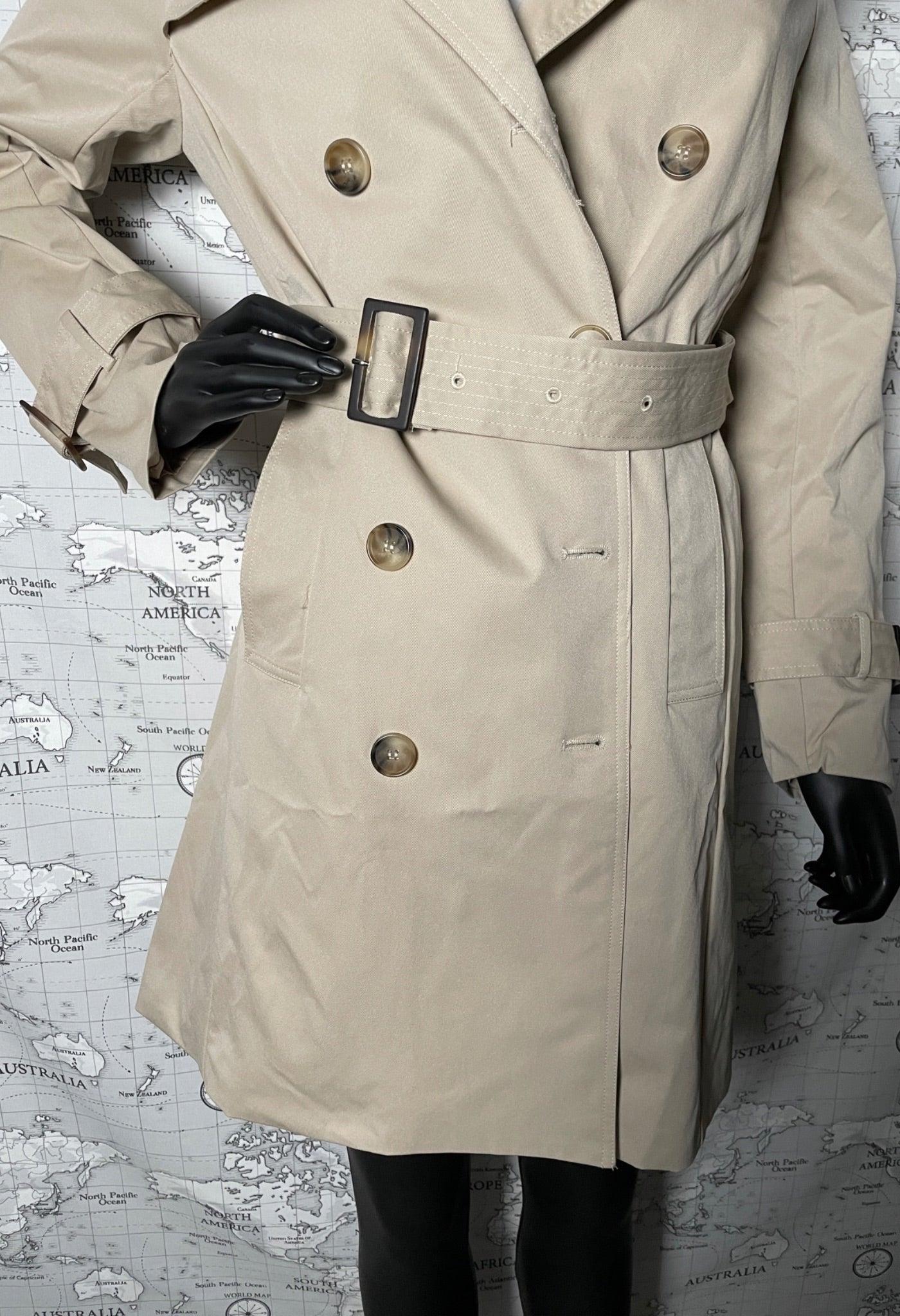 Attrait Paris - Manteau trench style couleur sable - Le Petit Placard