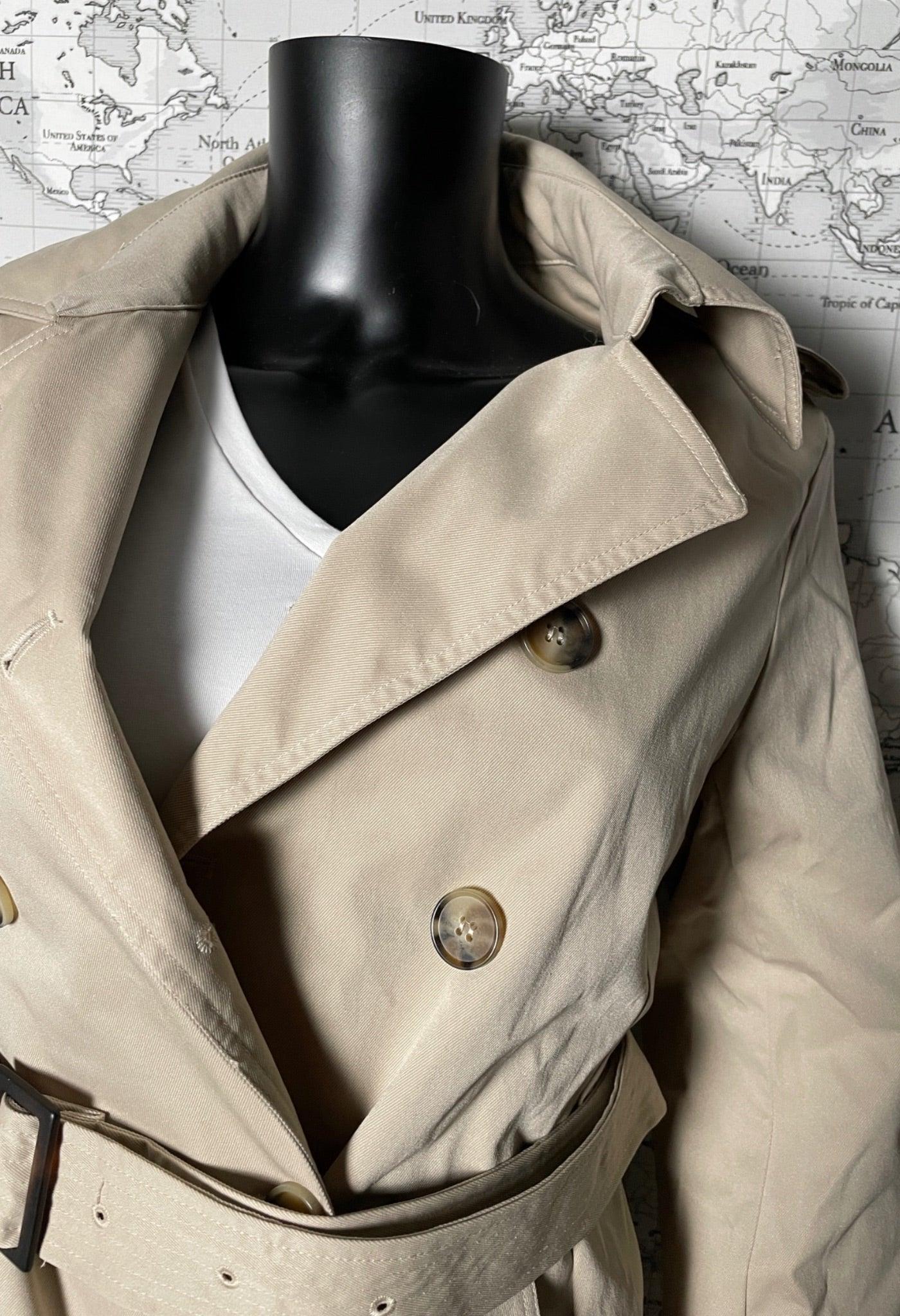 Attrait Paris - Manteau trench style couleur sable - Le Petit Placard