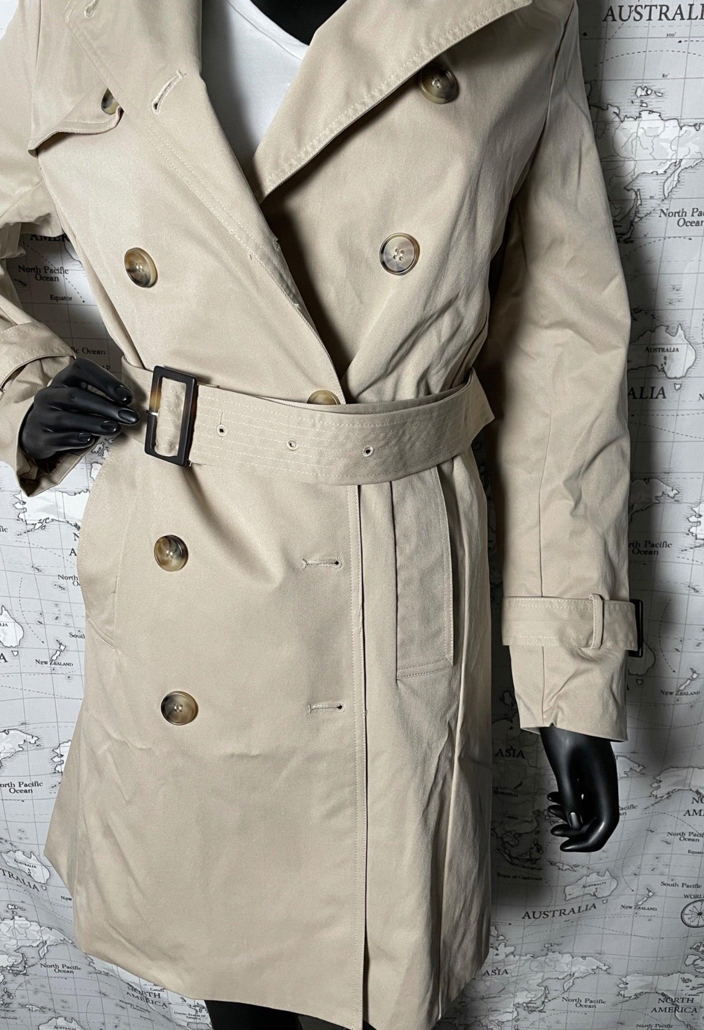 Attrait Paris - Manteau trench style couleur sable - Le Petit Placard