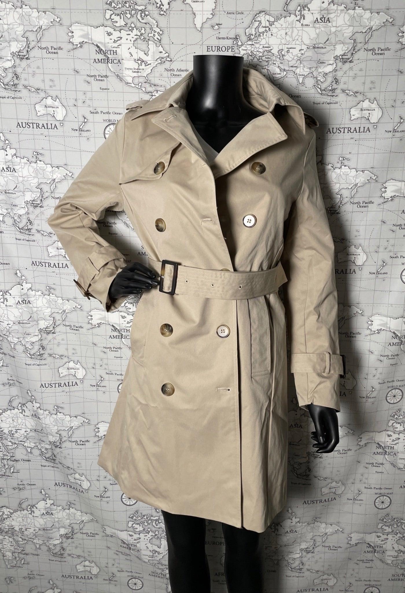 Attrait Paris - Manteau trench style couleur sable - Le Petit Placard