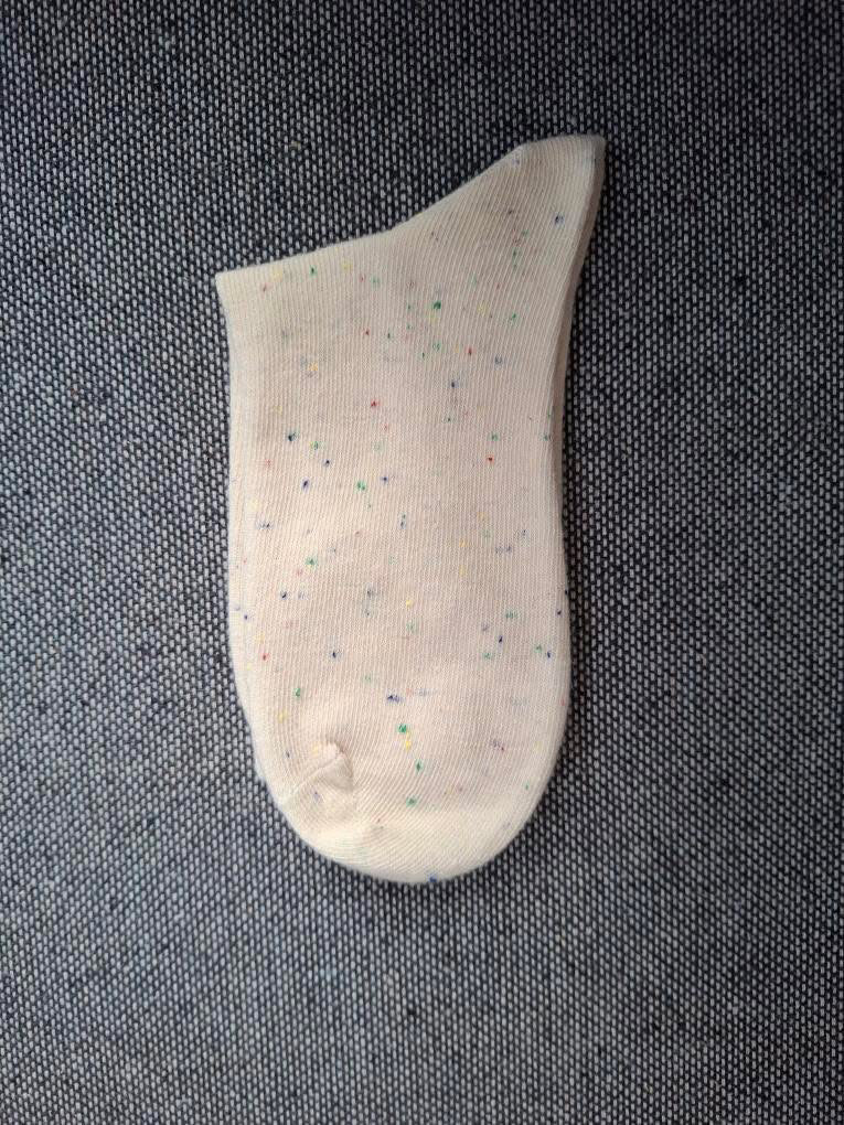 Paire de chaussettes blanches en coton à motif ours Le Petit Placard
