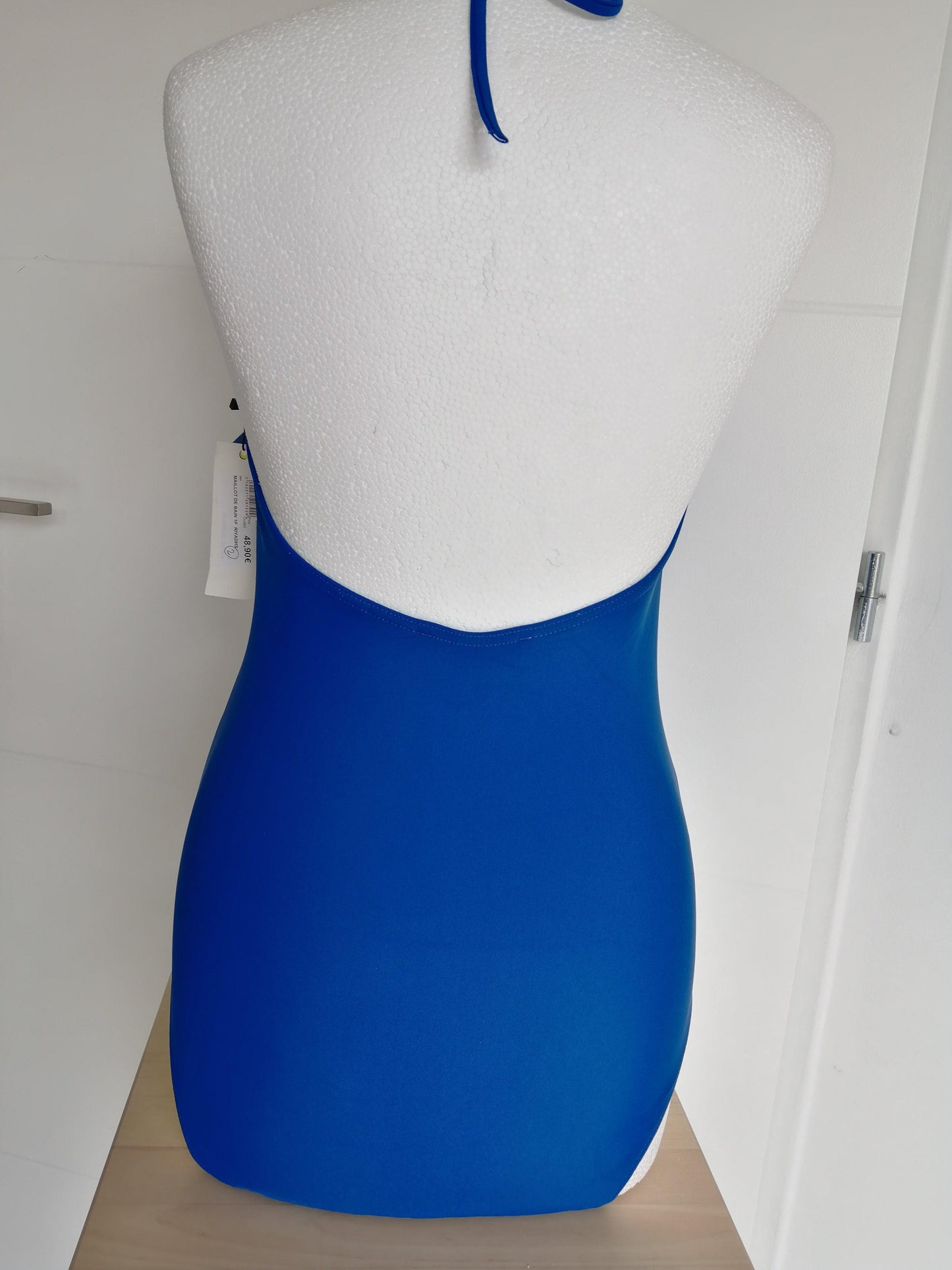 Maillot de Bain 1 Pièce Bleu Bustier bretelles amovibles Petit Bateau - Le Petit Placard