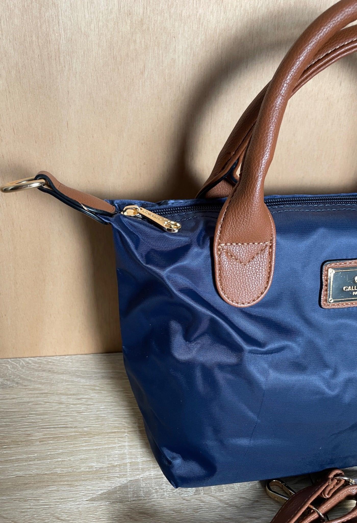 Sac à main fourre-tout petit modèle couleur bleu marine - Le Petit Placard