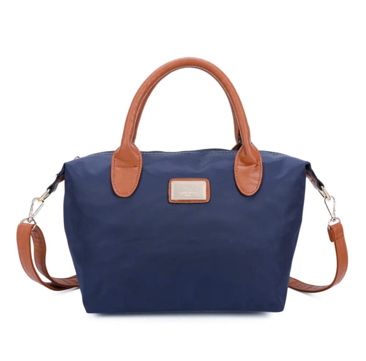 Sac à main fourre-tout petit modèle couleur bleu marine - Le Petit Placard